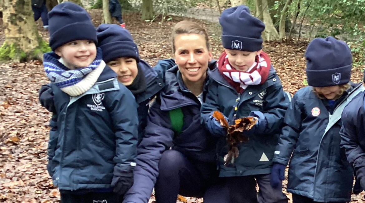Reception Classes Enjoy Winter Walk at Box Hill
