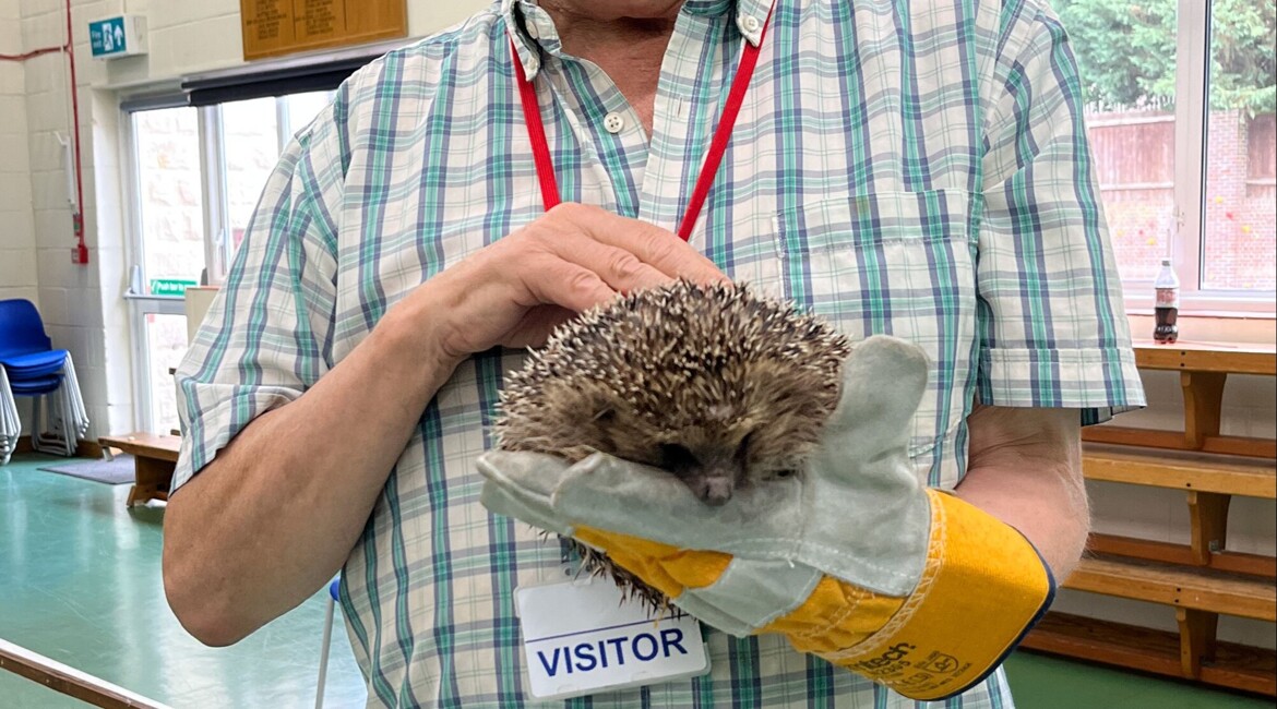 Lower School Welcome a Prickly Visitor