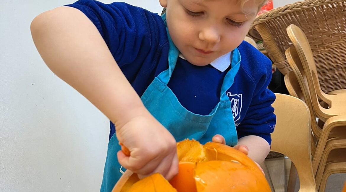 Nursery Children Bring Halloween Cheer to Abbeyfield