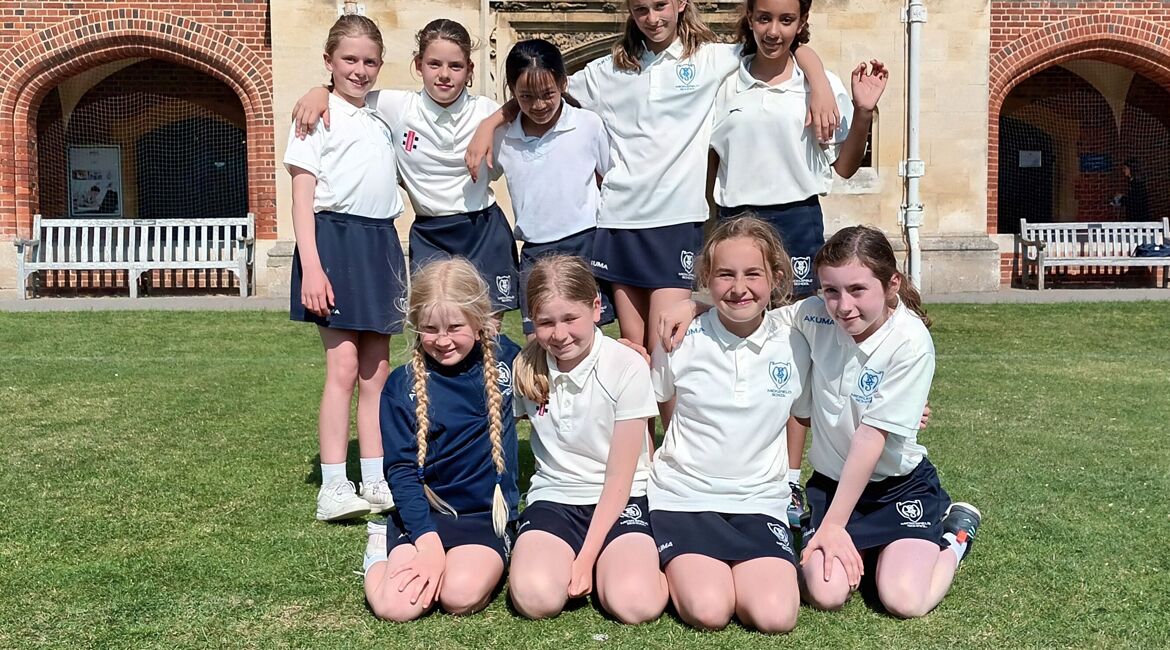 U11A girls cricket tournament win