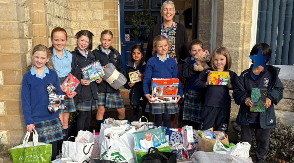 Stripey Stork Santa Collection