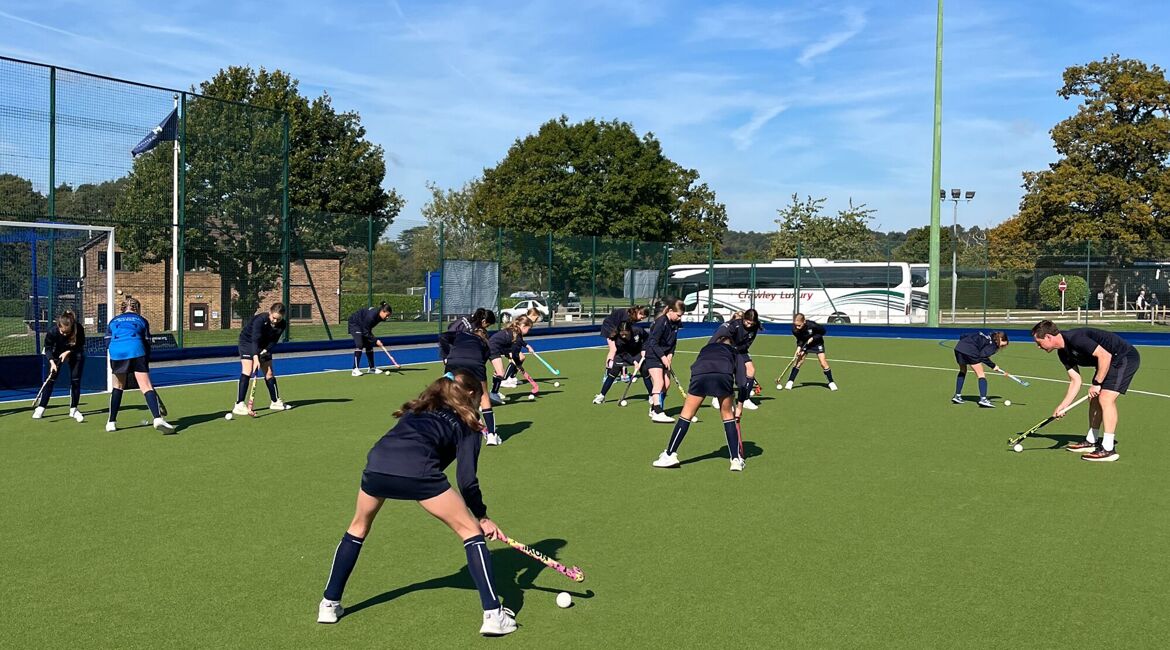 Hockey Training at RGS Hartswood Sportsground