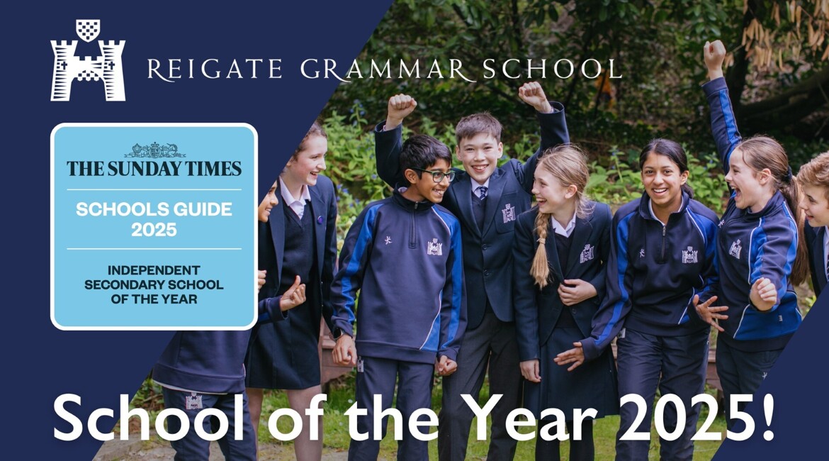 Reigate Grammar School (RGS) Awarded Sunday Times School of the Year 2025